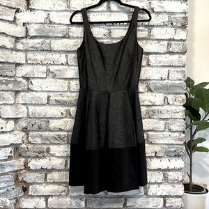 Gap Tall size 4 grey and black dress.